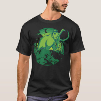 Mammut Förhistoriskt Djur retro T Shirt