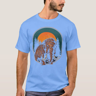 Mammut Retro Förhistoriskt Djur pojke T Shirt