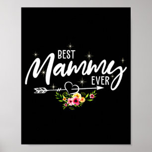 Mammy alltid söta blommor födelsedag mamma mors da poster