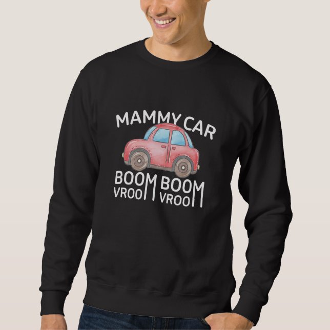 Mammy Car Lång Ärmad Tröja (Framsida)