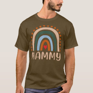 Mammy Rainbow Grandma Cute Mors dag Funny Mammy T Shirt