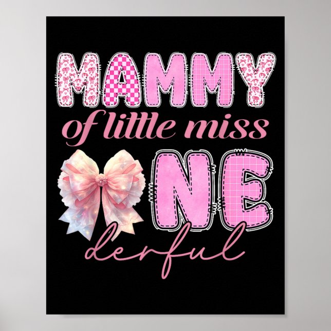 Mammy till lilla miss underbar coquette 1:a poster (Framsidan)