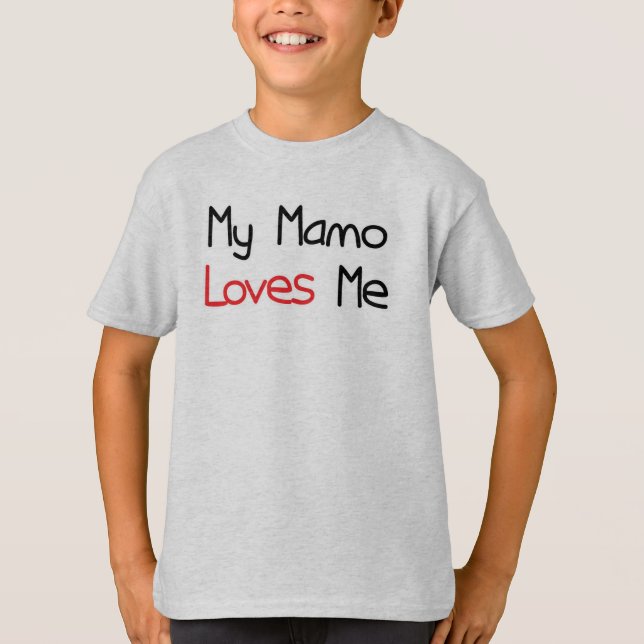 Mamo älskar mig tee (Framsida)