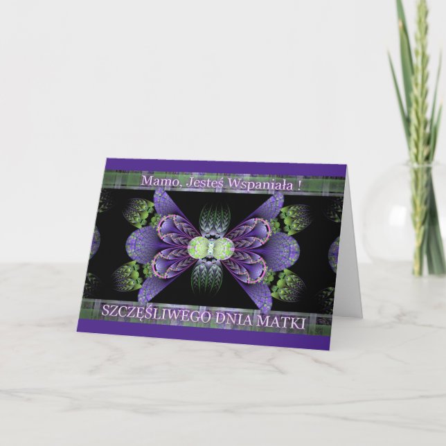 Mamo Jesteś Wspaniała-Polskt mors dagkort Kort (Framsida)