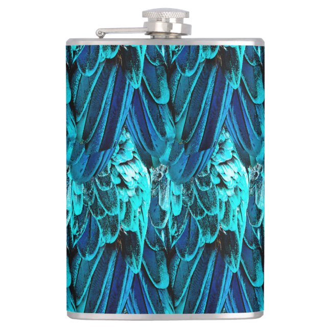 MaModern abstrakt mönster in emerald and blue ton Fickplunta (Framsidan)