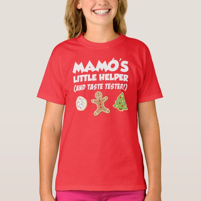 Mamos lilla Helper-julkakor T Shirt (Framsida)