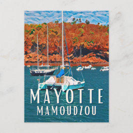 Mamoudzou Photo Vintage Vykort