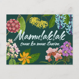 "Mamulaklak" (Bloom) Filipino Motivational Vykort