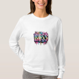 MaMuse Rainbow Boss Long Sleeve Tee