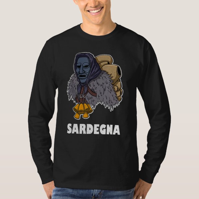 Mamuthones Issohadores Sardinien Sardegna Italien  T Shirt (Framsida)