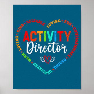Män Aktivitetsdirektör Squad Proffs Vecka Poster