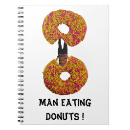 Man äter Donuts! Anteckningsbok