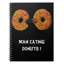 Man äter Donuts! Anteckningsbok