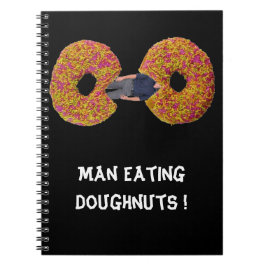 Man äter Donuts! Anteckningsbok