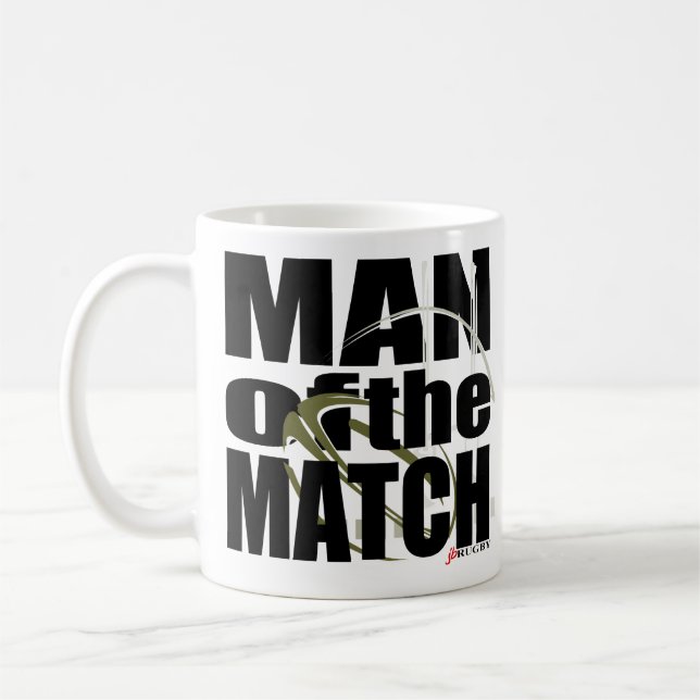 Man av matchen kaffemugg (Vänster)
