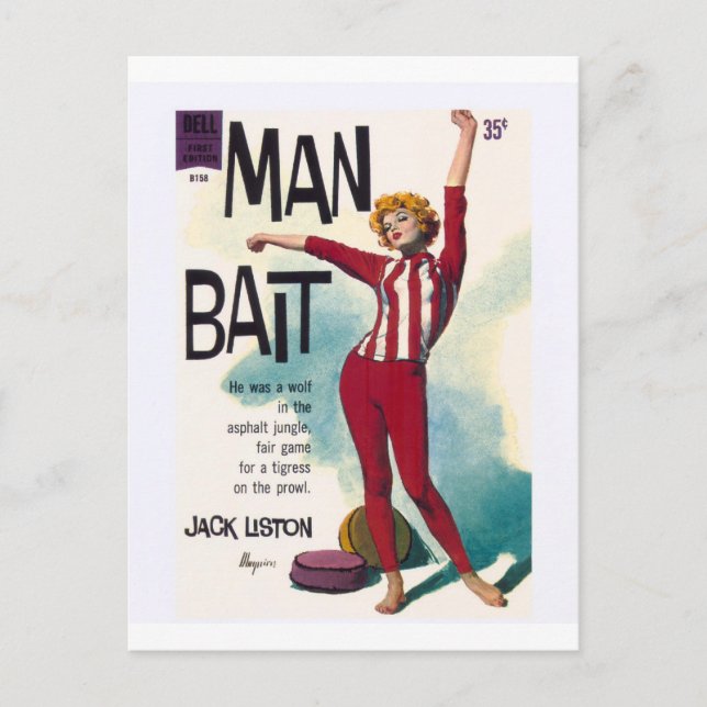 Man Bait! Vykort (Framsida)