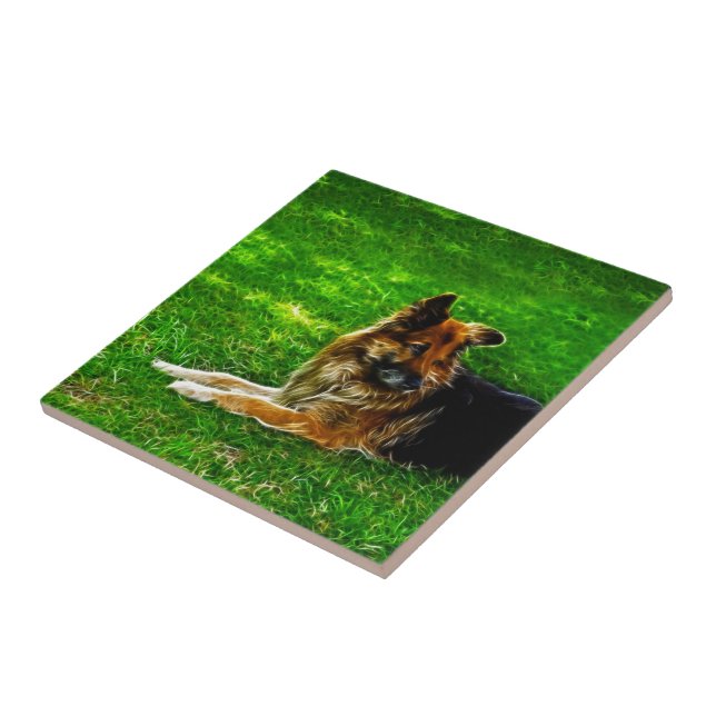 Man bästa vän #1 kakelplatta (Sidan)