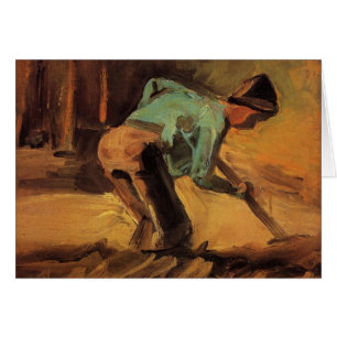 Man Böjd Med Spade Av Vincent Van Gogh Kort