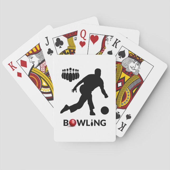 Man Bowling Spelkort (Baksidan)