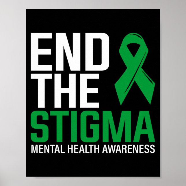 Män bryter stigma-kedjor och avslutar stigmatiseri poster (Framsidan)
