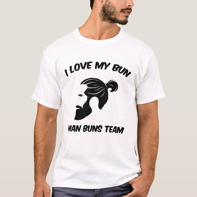 Man Buns Team T Shirt (Framsida)