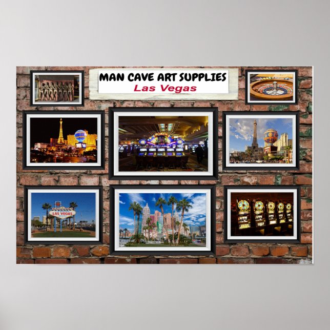 Man Cave Art Las Vegas. Poster (Framsidan)