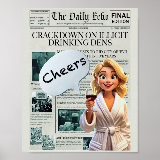 Man cave art poster (Framsidan)