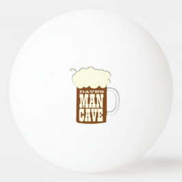 Man Cave Beer Mugg Pingisboll