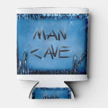 Man Cave Blå Kristaller