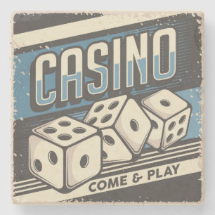 Man cave Casino Dice Stenunderlägg