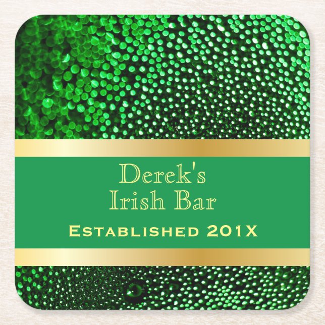 Man Cave Funny Beer Underlägg Papper Kvadrat (Framsidan)