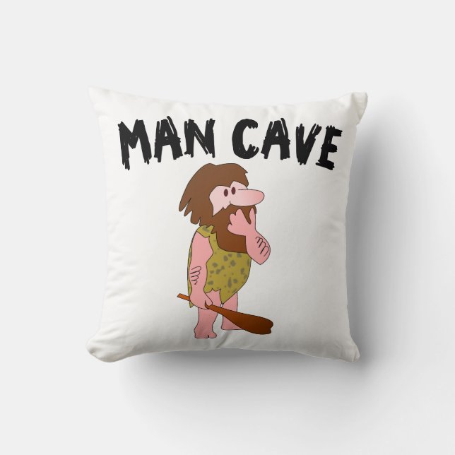 MAN CAVE GROTTMAN PILLOW KUDDE (Framsida)