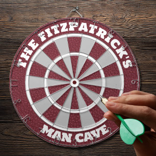 Man Cave Personlig Darttavla