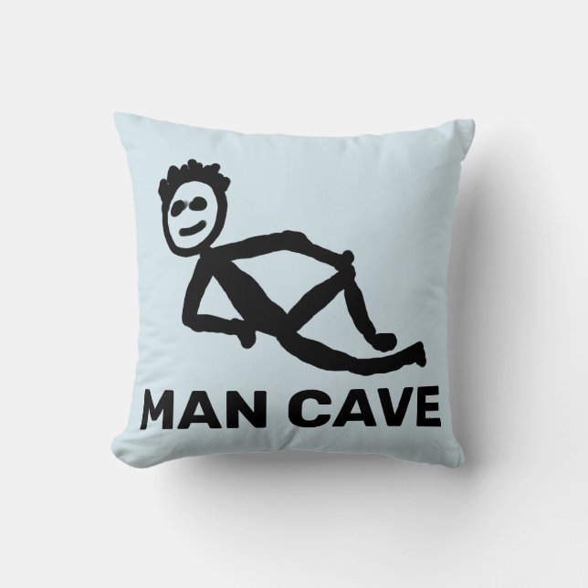 MAN CAVE PILLOWS KUDDE (Framsida)