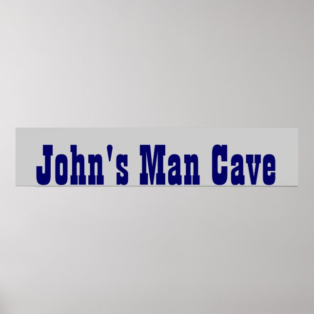 Man Cave Poster (Framsidan)
