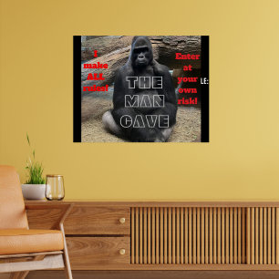 MAN CAVE POSTER