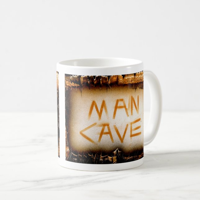 Man Cave Tan Skiffer Kaffemugg (Framsida höger)