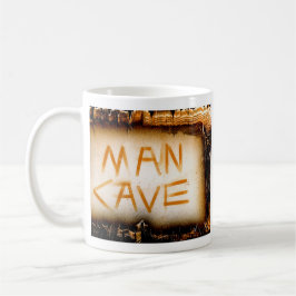 Man Cave Tan Slate Kaffemugg