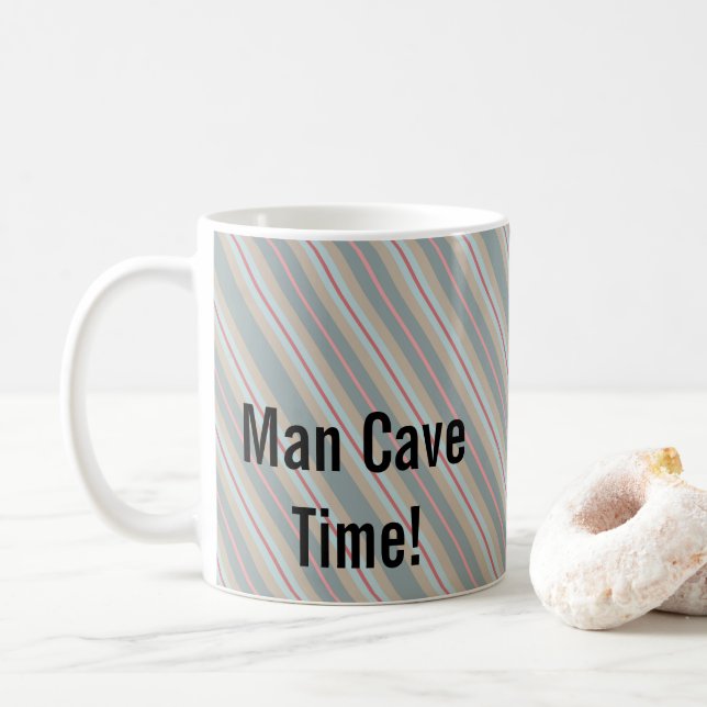 Man Cave Time Rand Mugg (Med munk)