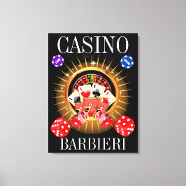 Man Cave Your Casino Canvas Art