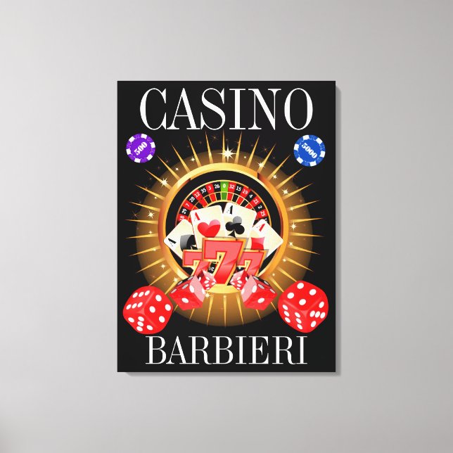Man Cave Your Casino Canvas Art (Framsida)