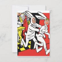 Man Chasing a Woman, Masqueraad boll, kaniner