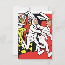 Man Chasing a Woman, Masqueraad boll, kaniner Spara Datumet