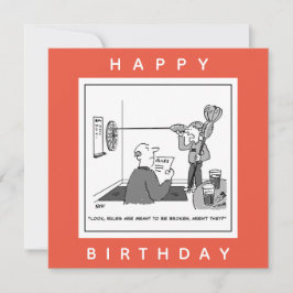 Man Cheating vid Darts Tecknad Kort