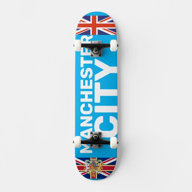 MAN CITY Skateboard (Framsida)