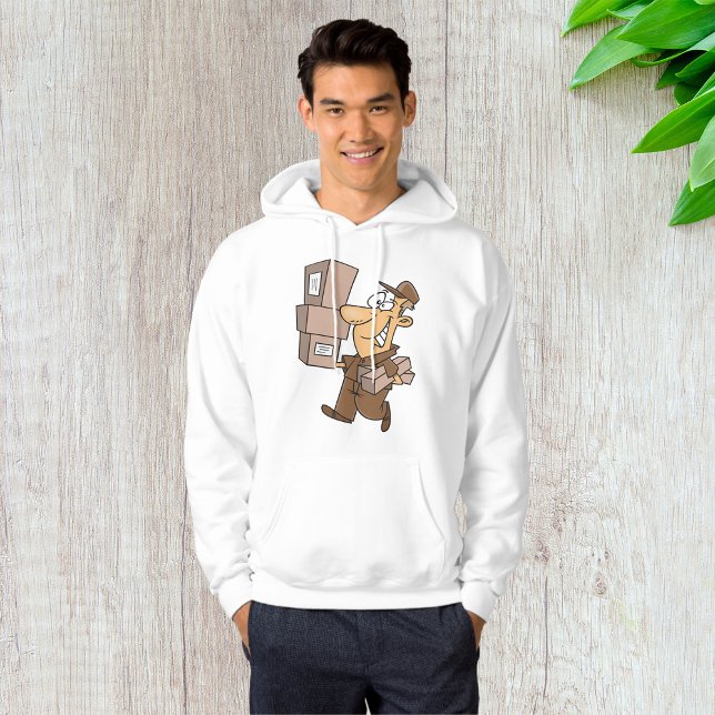 Man Delivering Parcels Hoodie (Skapare uppladdad)