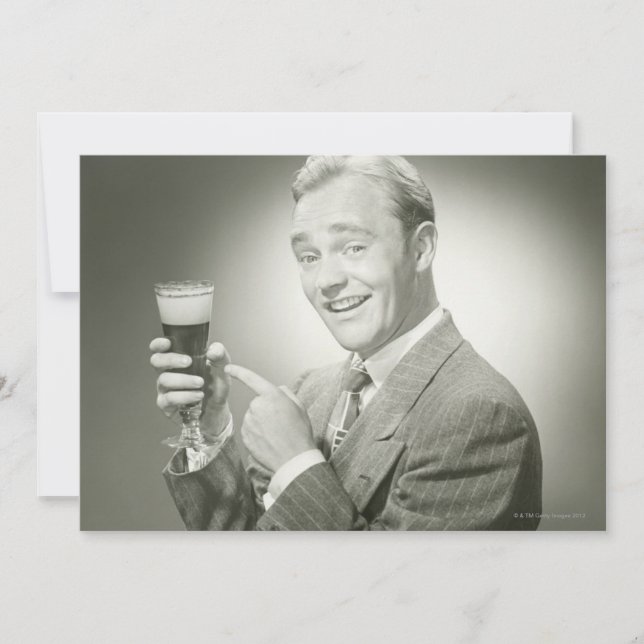 Man dricker (Framsida)