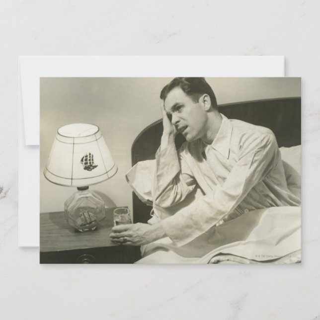 Man dricker Vatten (Framsida)