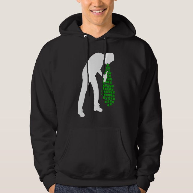 Man Drink Beer St patricks day Beer Hoodie (Framsida)