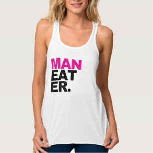 Man Eater Linne Med Racerback